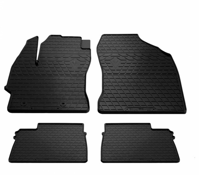 Резиновые коврики Toyota Corolla E160 2012-2018 комплект из 4 штук Stingray