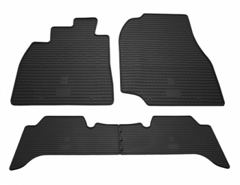 Резиновые коврики Toyota Land Cruiser 100 (1998-2007) комплект из 4 штук (Stingray)