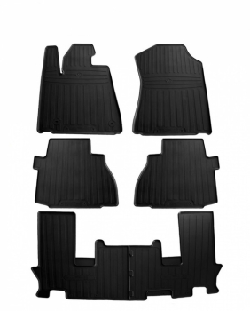 Резиновые коврики Toyota Sequoia II XK60 2008-... комплект из 6 штук Stingray
