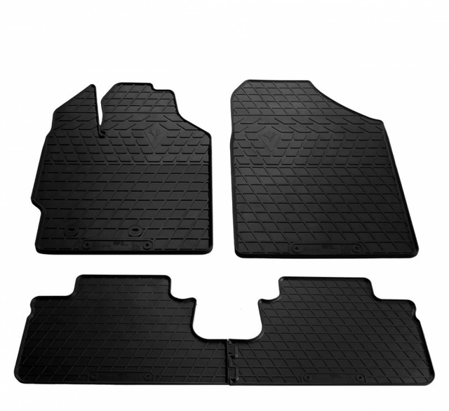 Резиновые коврики Toyota Yaris II (XP9) 2006-2011 комплект из 4 штук Stingray