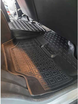 Резиновые коврики в салон Hyundai Mighty 3 (EX8-EX10) Avto-Gumm. Фото 13