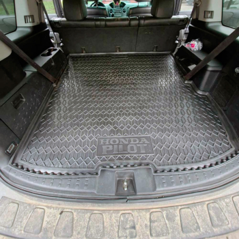 Коврик в багажник Honda Pilot (2008-2015) Резиновые Avto-Gumm. Фото 3