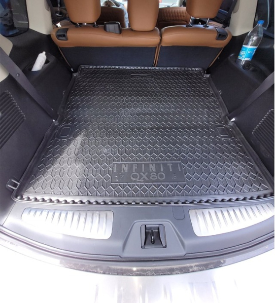Коврик в багажник Infiniti QX80 (2013-...) 7 мест (AVTO-Gumm)