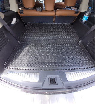 Коврик в багажник Infiniti QX80 (2013-...) 7 мест (AVTO-Gumm). Фото 7