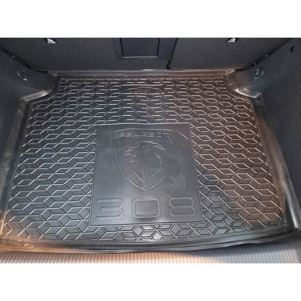 Коврик в багажник Peugeot 308 (2021-...) hatchback Avto-Gumm
