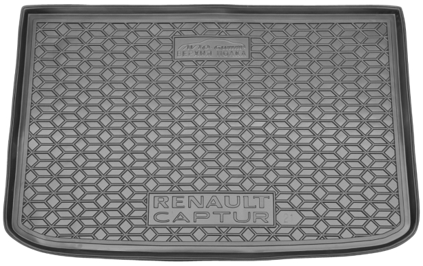 Коврик в багажник Renault Captur (2019-...) Верхняя полка (Avto-Gumm). Фото 2
