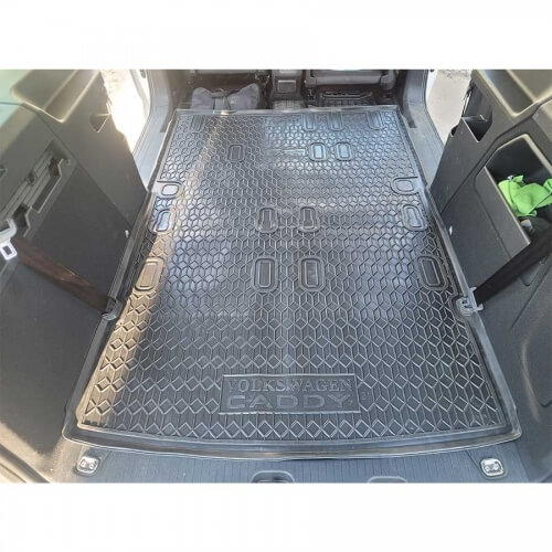 Коврик в багажник Volkswagen Caddy IV (2020-...) Maxi 7 мест (Avto-Gumm)
