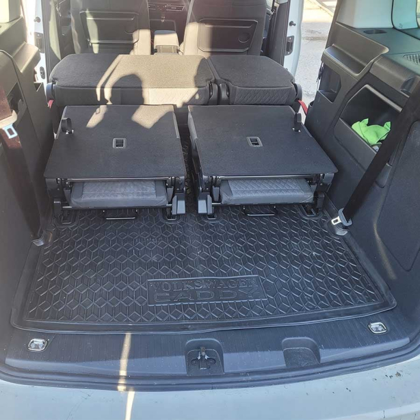 Коврик в багажник Volkswagen Caddy IV (2020-...) Maxi 7 мест (Avto-Gumm). Фото 13