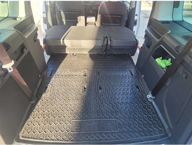 Коврик в багажник Volkswagen Caddy IV (2020-...) Maxi 7 мест (Avto-Gumm). Фото 12