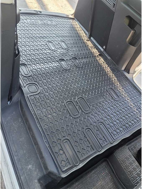 Коврик в багажник Volkswagen Caddy IV (2020-...) Maxi 7 мест (Avto-Gumm). Фото 10