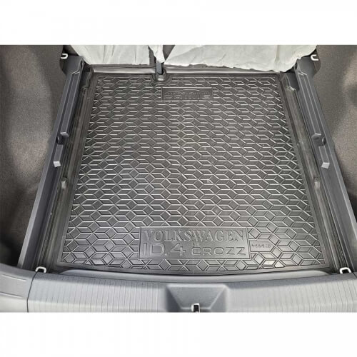 Коврик в багажник Volkswagen ID4 Prime (2020-...) нижняя полка Резиновые Stingray, Avto-Gumm, Frogum Proline Premium. Фото 2