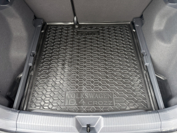 Коврик в багажник Volkswagen ID4 Prime (2020-...) нижняя полка Резиновые Stingray, Avto-Gumm, Frogum Proline Premium. Фото 5