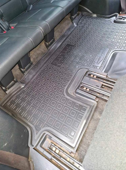 Коврики в салон Honda Pilot (2008-2015) 3 ряд Резиновые (Avto-Gumm). Фото 2