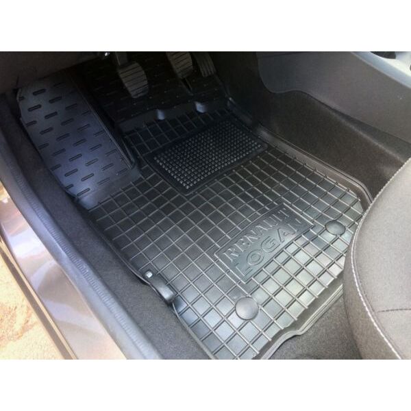 Коврики в салон Renault Logan (2012-...) Резиновые Avto-Gumm. Фото 2