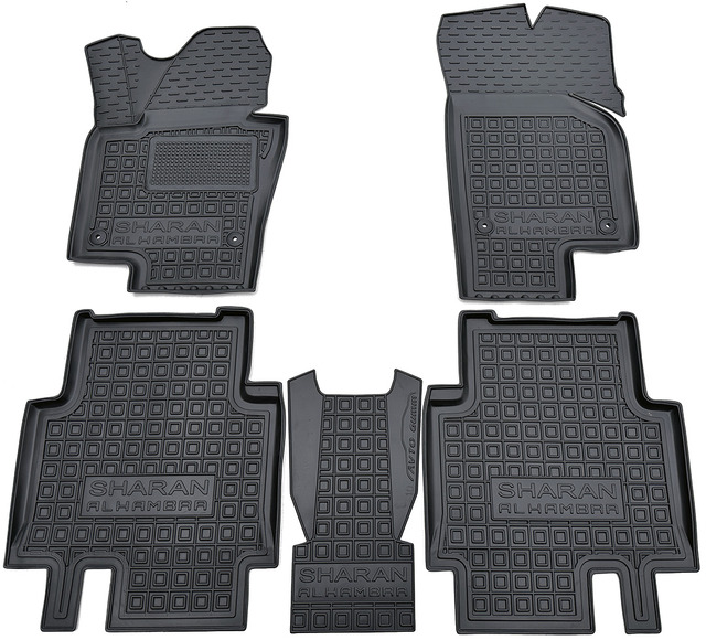 Коврики в салон Seat Alhambra II (7N) (2010-...) Резиновые Avto-Gumm