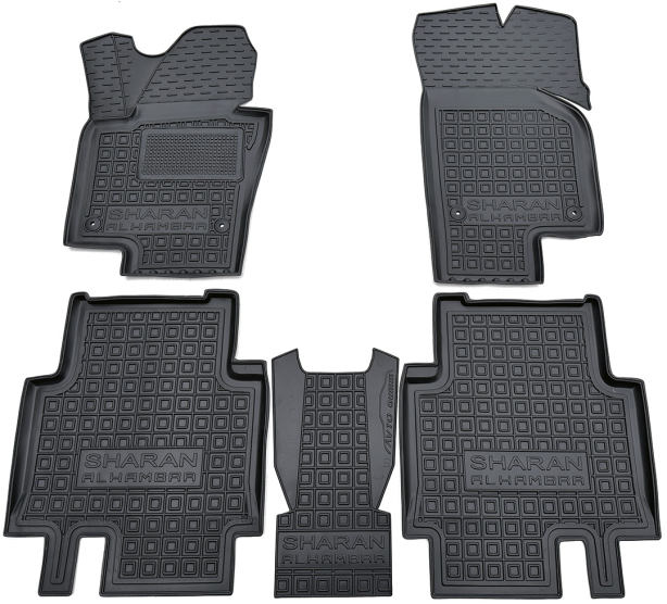 Коврики в салон Seat Alhambra II (7N) (2010-...) Резиновые Avto-Gumm. Фото 20