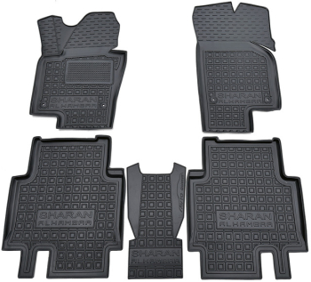 Коврики в салон Seat Alhambra II (7N) (2010-...) Резиновые Avto-Gumm