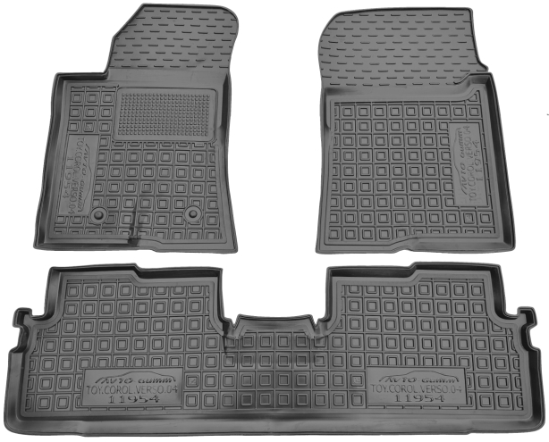 Коврики в салон Toyota Corolla Verso ZER/ZZE 2004–2009 Avto-Gumm. Фото 10