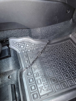 Коврики в салон Volkswagen Amarok (2022-...) Резиновые Avto-Gumm. Фото 11