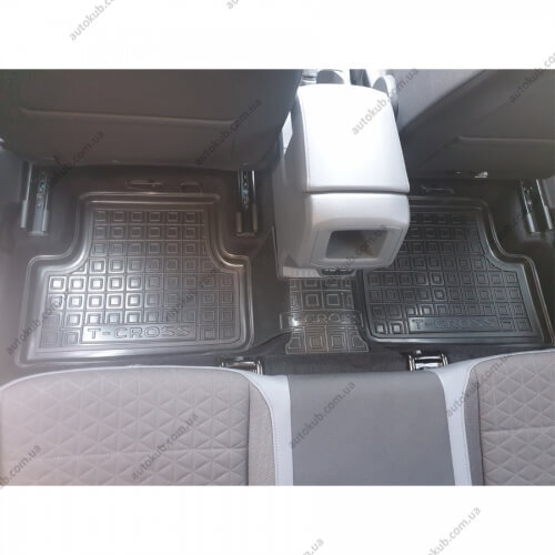 Коврики в салон Volkswagen T-Cross (2019-...) Резиновые Avto-Gumm. Фото 13