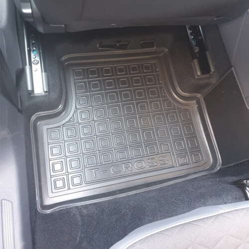 Коврики в салон Volkswagen T-Cross (2019-...) Резиновые Avto-Gumm. Фото 3