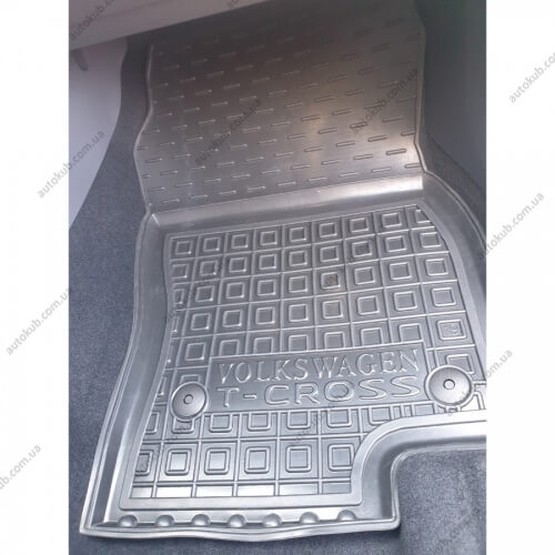 Коврики в салон Volkswagen T-Cross (2019-...) Резиновые Avto-Gumm. Фото 17