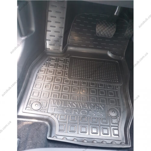 Коврики в салон Volkswagen T-Cross (2019-...) Резиновые Avto-Gumm. Фото 10