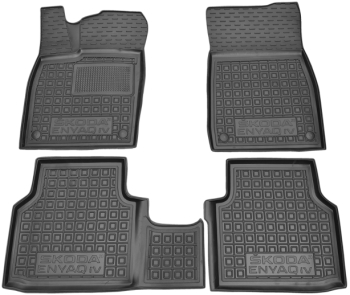 Коврики в салон Skoda Enyaq IV (2021-...) Резиновые Avto-Gumm. Фото 10