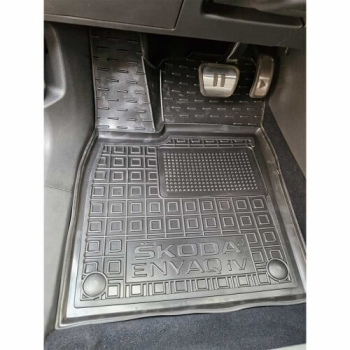 Коврики в салон Skoda Enyaq IV (2021-...) Резиновые Avto-Gumm. Фото 2