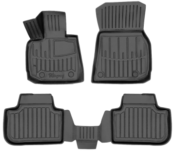 3D килимки для BMW X3 (G45) (2024-...) з бортиками 30 мм (Stingray)