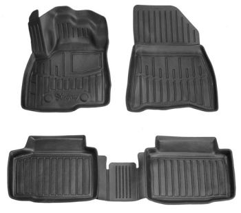 3D килимки Dacia Bigster (2025-...) (4WD) з бортиками 30 мм (Stingray)