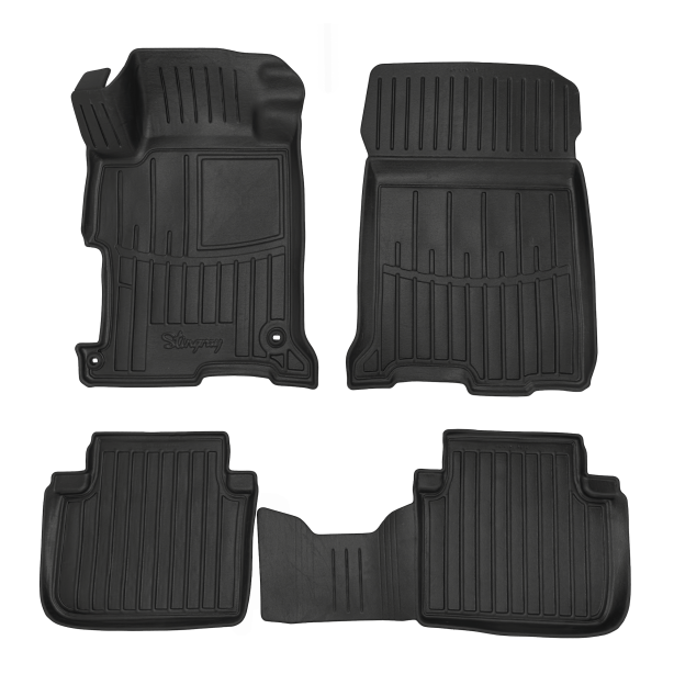 3D килимки Honda Accord IX (2013-2017) з бортиками 30 мм (Stingray)