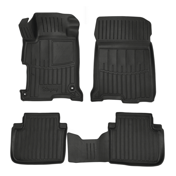 3D килимки Honda Accord IX (2013-2017) з бортиками 30 мм (Stingray). Фото 6