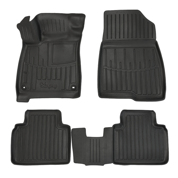 3D килимки Honda Accord X (2017-...) з бортиками 30 мм (Stingray). Фото 2