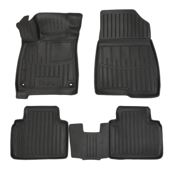 3D килимки Honda Accord X (2017-...) з бортиками 30 мм (Stingray)