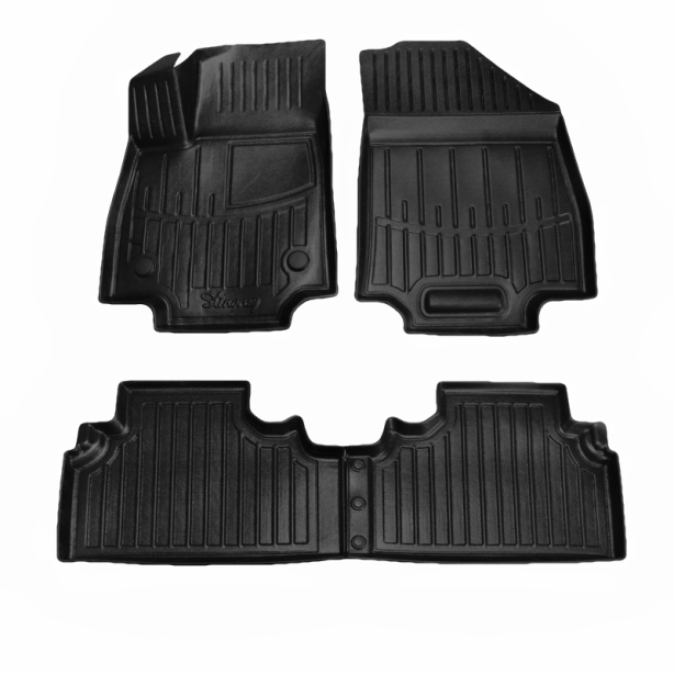 3D килимки KIA EV3 (2024-...) з бортиками 30 мм (Stingray)