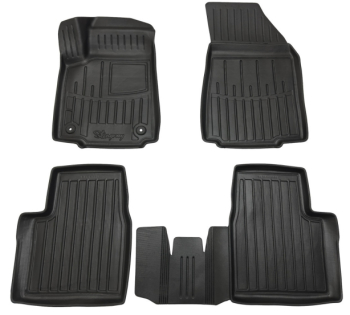 3D килимки Citroen C3 Aircross (2024-...) з бортиками 30 мм (Stingray). Фото 2