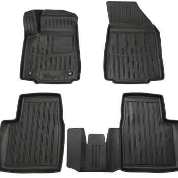 3D килимки Citroen C3 Aircross (2024-...) з бортиками 30 мм (Stingray)