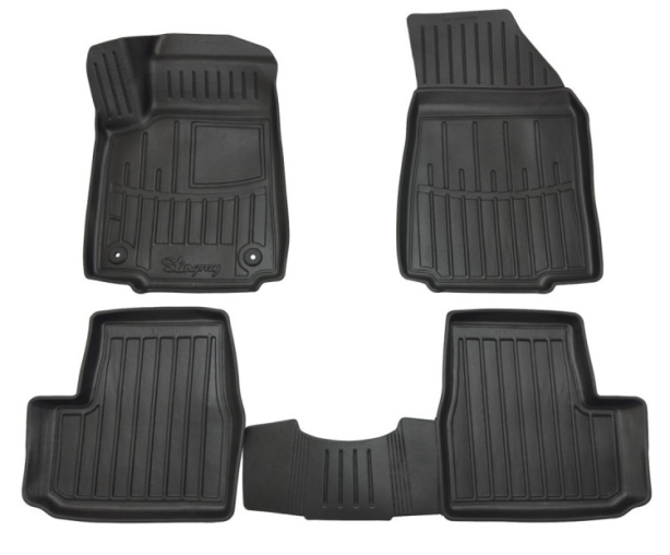 3D килимки Citroen C3 III (2024-...) з бортиками 30 мм (Stingray). Фото 2