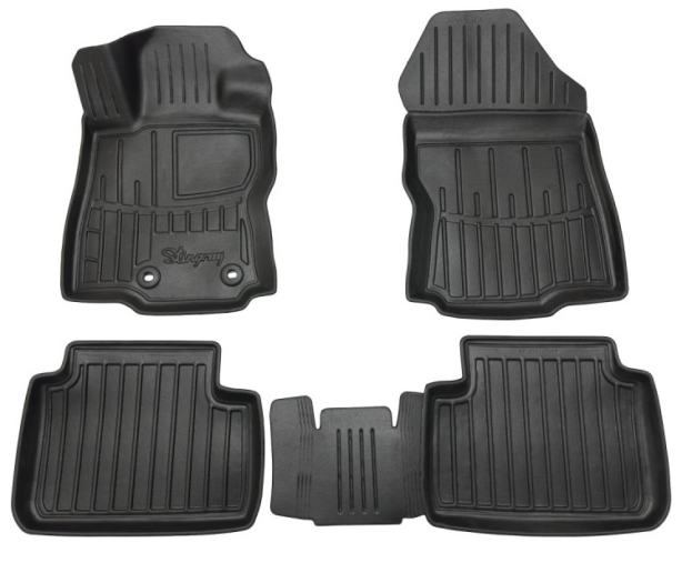 3D килимки  Subaru Forester (SL) (2025-...) з бортиками 30 мм (Stingray). Фото 2