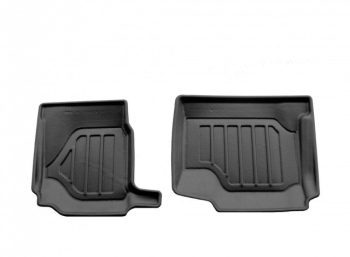 3D килимки 3 ряду Nissan Qashqai plus 2 (2008-2014) з бортиками 30 мм (Stingray)