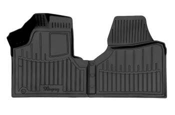 3D килимки для Citroen Jumpy 07-/Fiat Scudo 07-/Peugeot Expert 07- з бортиками 30 мм (Stingray)