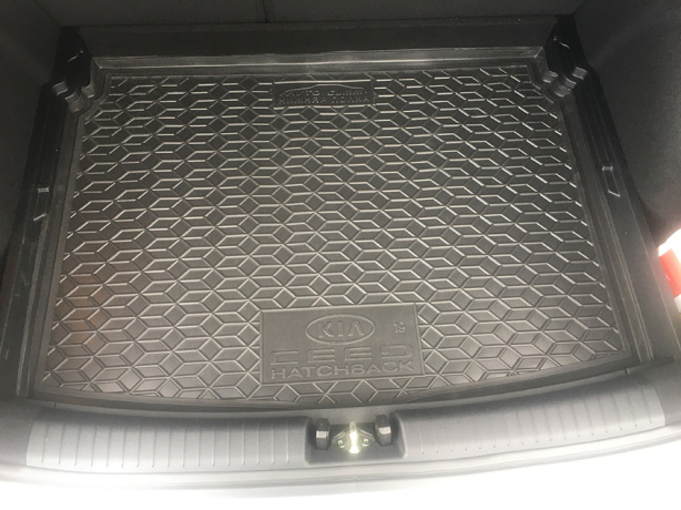 Килимок в багажник для Kia Ceed 2018- Hb (Нижня поличка) (Avto-Gumm). Фото 4