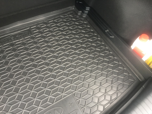 Килимок в багажник для Kia Ceed 2018- Hb (Нижня поличка) (Avto-Gumm). Фото 7