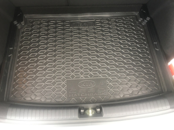 Килимок в багажник для Kia Ceed 2018- Hb (Нижня поличка) (Avto-Gumm). Фото 4