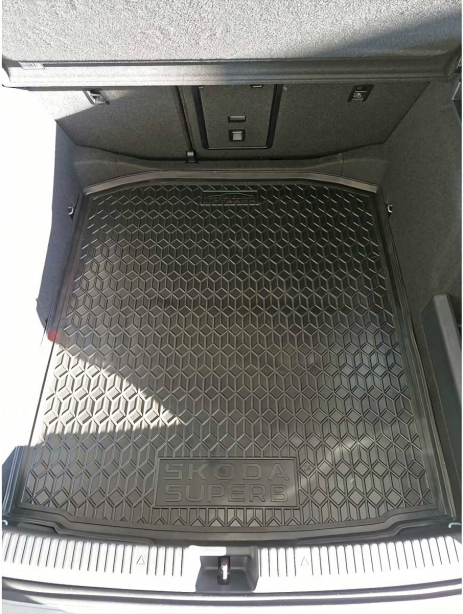 Килимок в багажник для Skoda Superb IV (B9) (2024-...) (sedan) (Avto-Gumm). Фото 6
