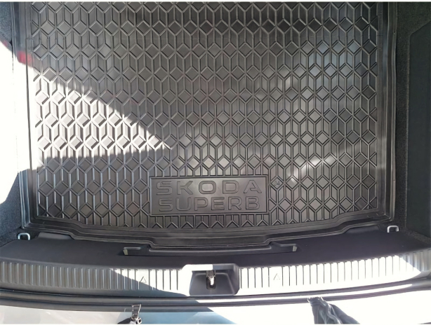 Килимок в багажник для Skoda Superb IV (B9) (2024-...) (sedan) (Avto-Gumm). Фото 8