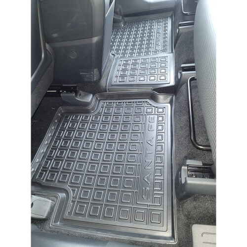 Коврики в салон Hyundai Santa Fe V (MX5) 2024-... Резиновые Avto-Gumm. Фото 4