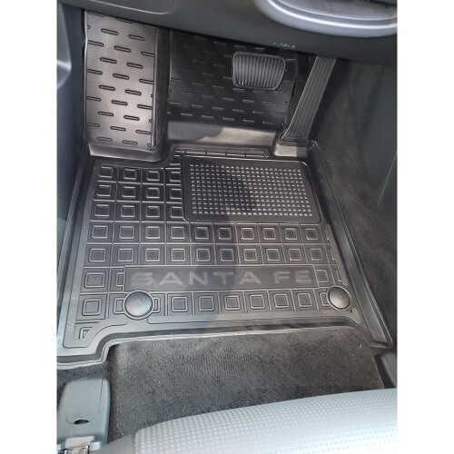 Коврики в салон Hyundai Santa Fe V (MX5) 2024-... Резиновые Avto-Gumm. Фото 2