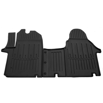 Поліуретанові килимки Nissan Primastar (2002-2016) (1plus2) з бортиками 30 мм (Stingray)